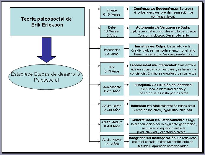 Teoría Psicosocial de Erik Erikson Pedro's Shelves....