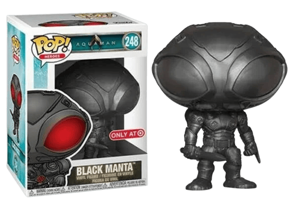 Funko Pop! DC Comics – Black Manta Figur Mit Schutzbox, Ca. 9,5 Cm