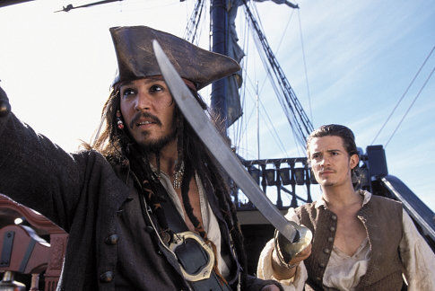 Orlando bloom Pirates of the Caribbean: Curse of the Black Pearl