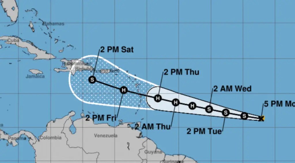 Se forma la Tormenta Tropical Bret