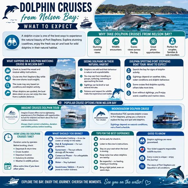 Dolphin Cruises from Nelson Bay: What to Expect