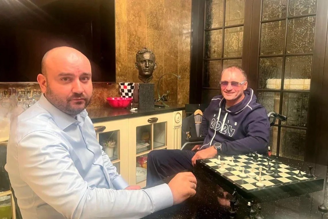Александр Милеев с губернатором Самарской области Вячеславом Федорищевым
