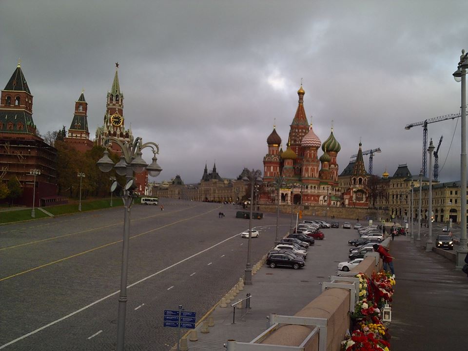27.10.2018 Утреннее дежурство на Мосту Немцова