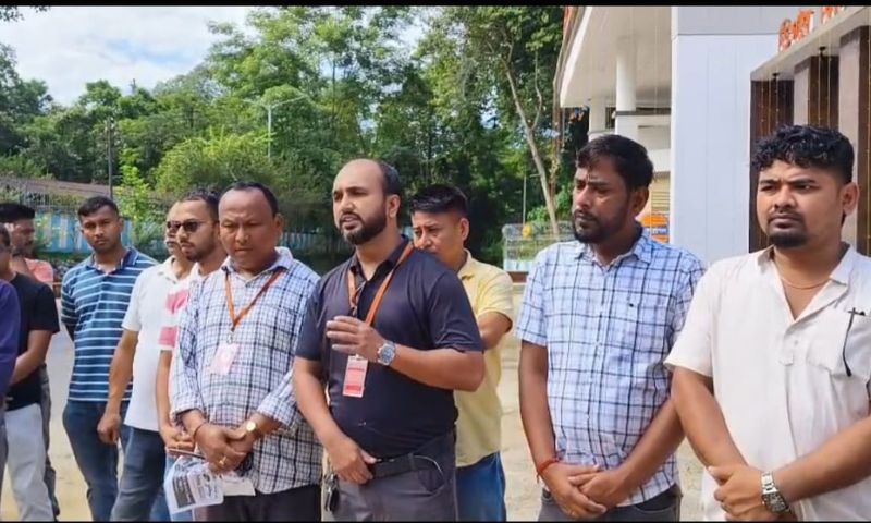 Digboi refinery workers protest