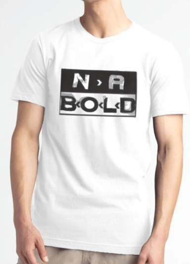na bold t-shirt