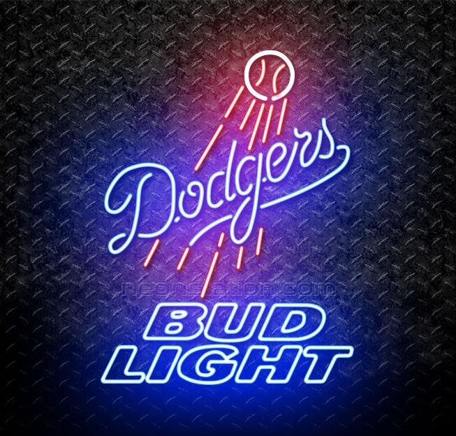 Bud Light MLB Los Angeles Dodgers Neon Sign For Sale // Neonstation