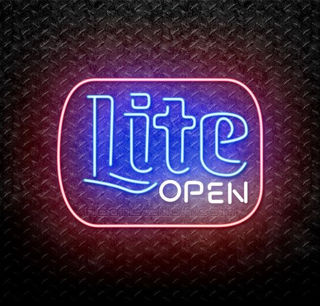 Miller Lite Open Neon Sign For Sale // Neonstation
