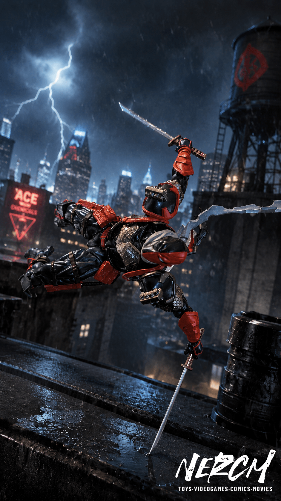DeathStroke Takes to the Rooftops