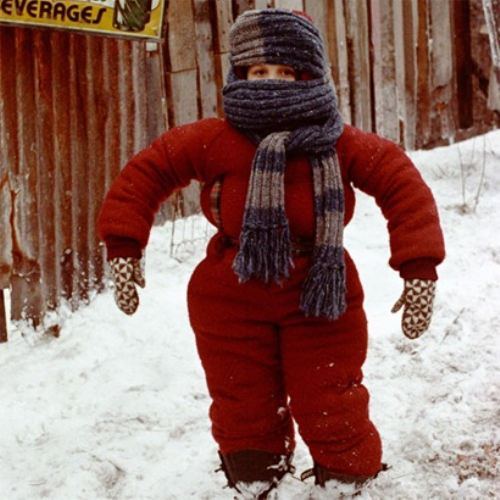 I can't put my arms down!