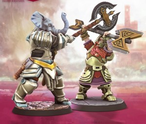 Hero Forge customized miniature dwarven butterfly axe