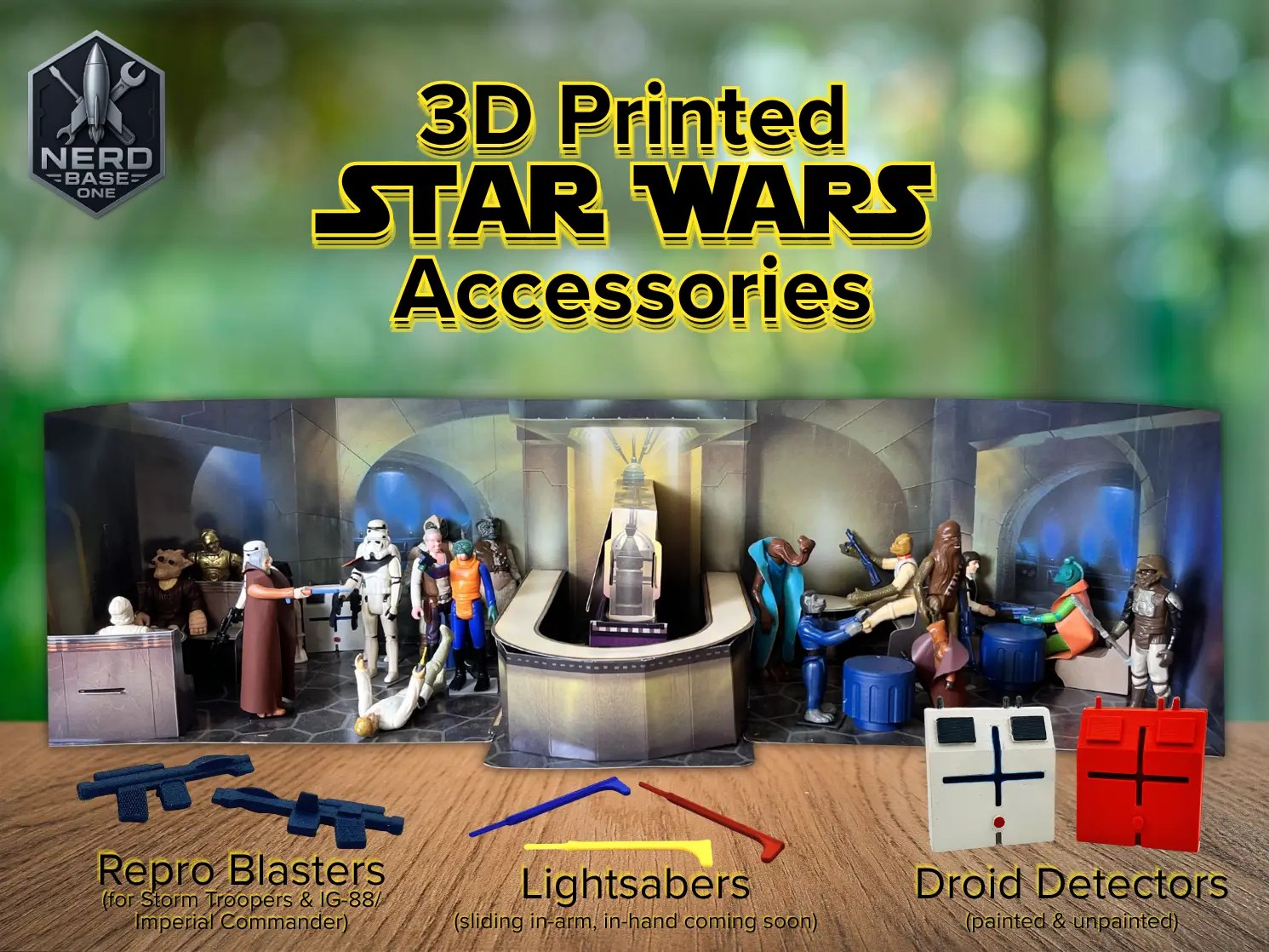 Star Wars Cantina scene with repro products placed