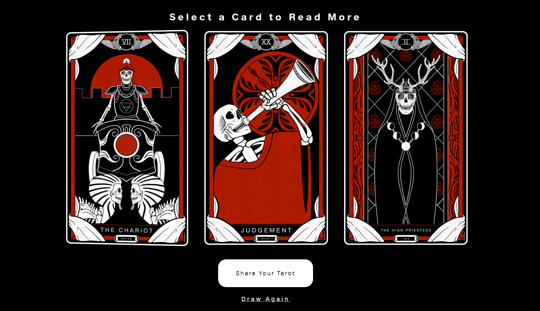 Deftones Giving Free Interactive 3Card Tarot Readings