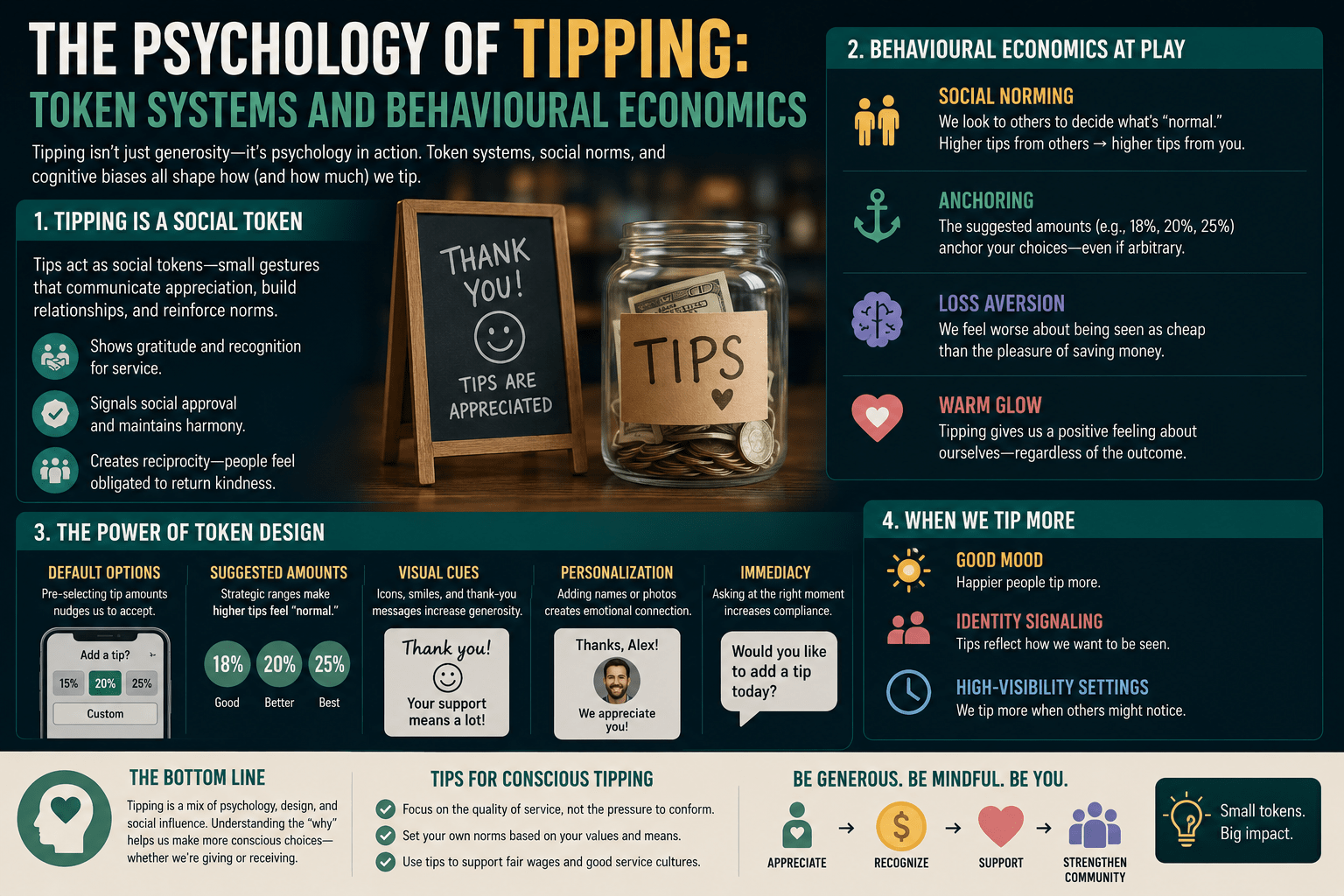 The Psychology of Tipping: Token Systems and Behavioural Economics