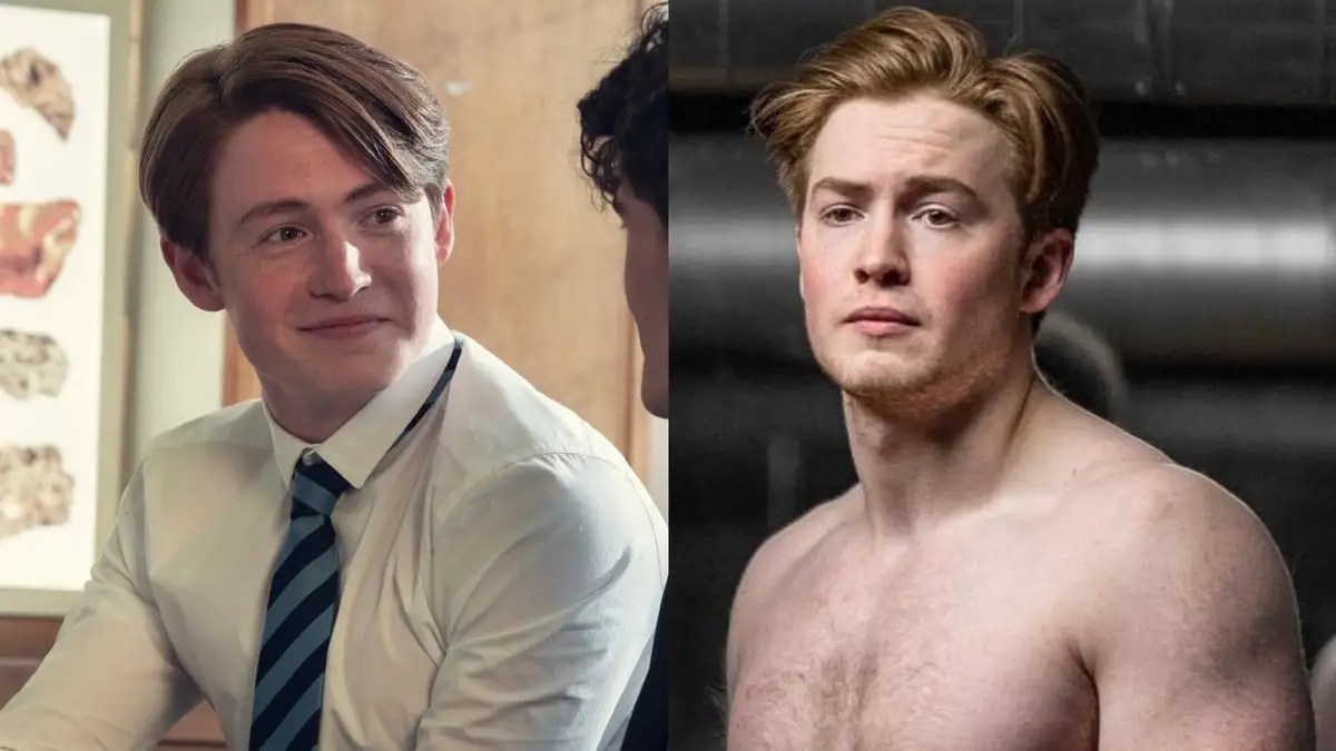 Kit Connor shirtless MCU X-Men Cyclops