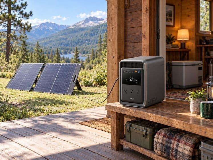 mountain cabin power