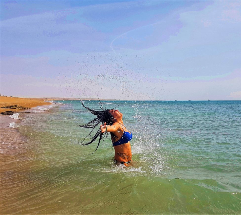 Keşm Adası, Yüzme molası