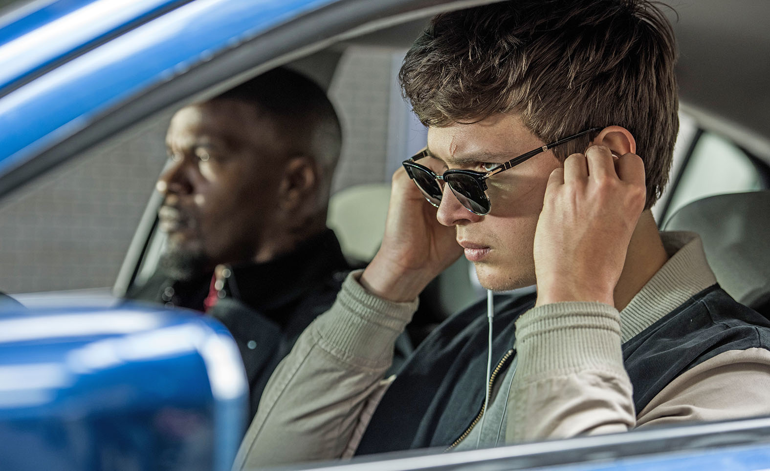 Ansel Elgort;Jamie Foxx