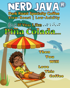 Pina Colada Coffee new label