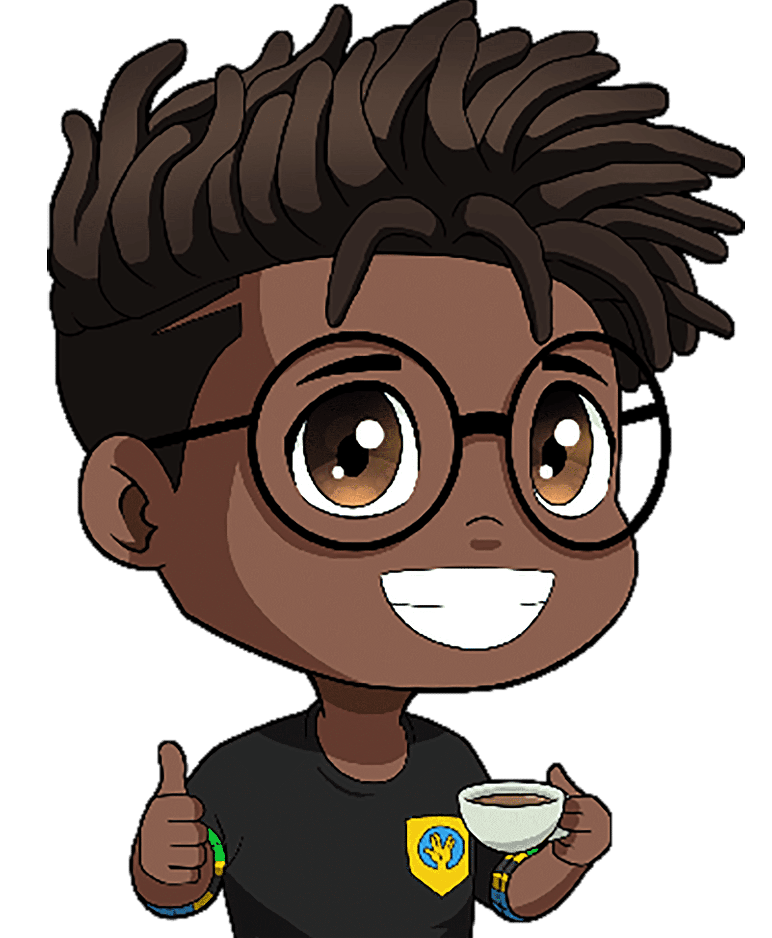 African Nerd Java male