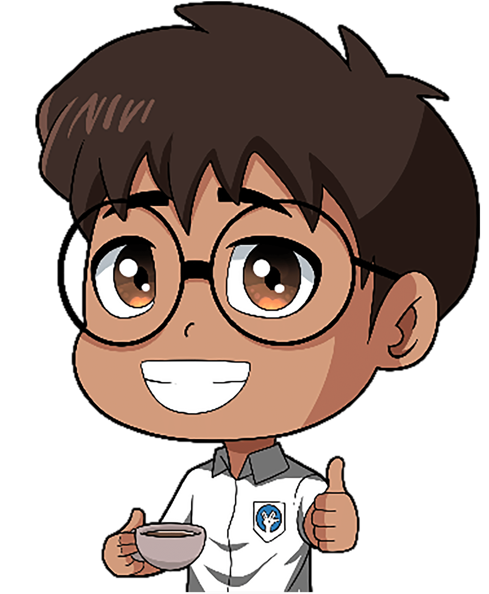 Multi Ethnic hispanic Nerd Java male