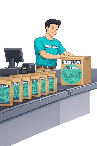 Conveyor Belt - Nerd Java Coffee