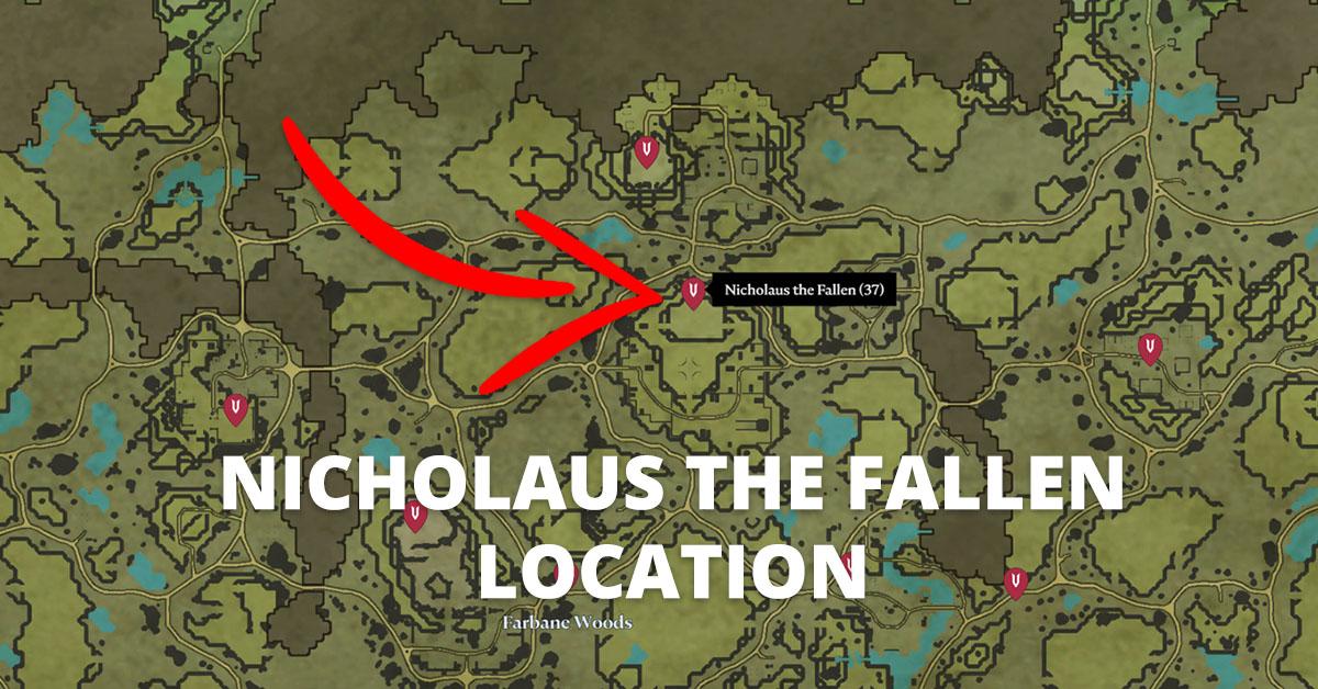 Nicholaus the Fallen Location in V Rising - Nerd Lodge