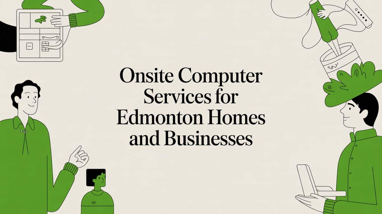 Onsite Computer Services For Edmonton Homes And Businesses