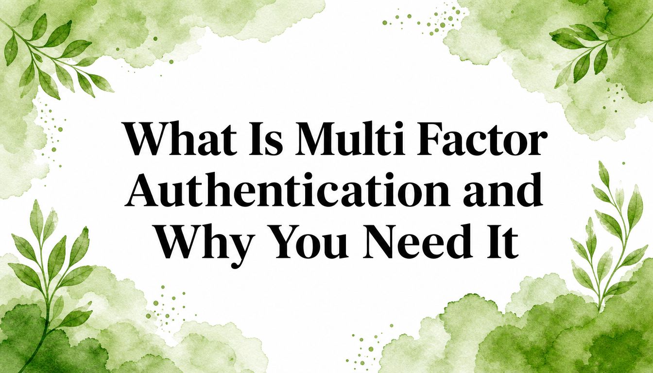 What Is Multi Factor Authentication and Why You Need It
