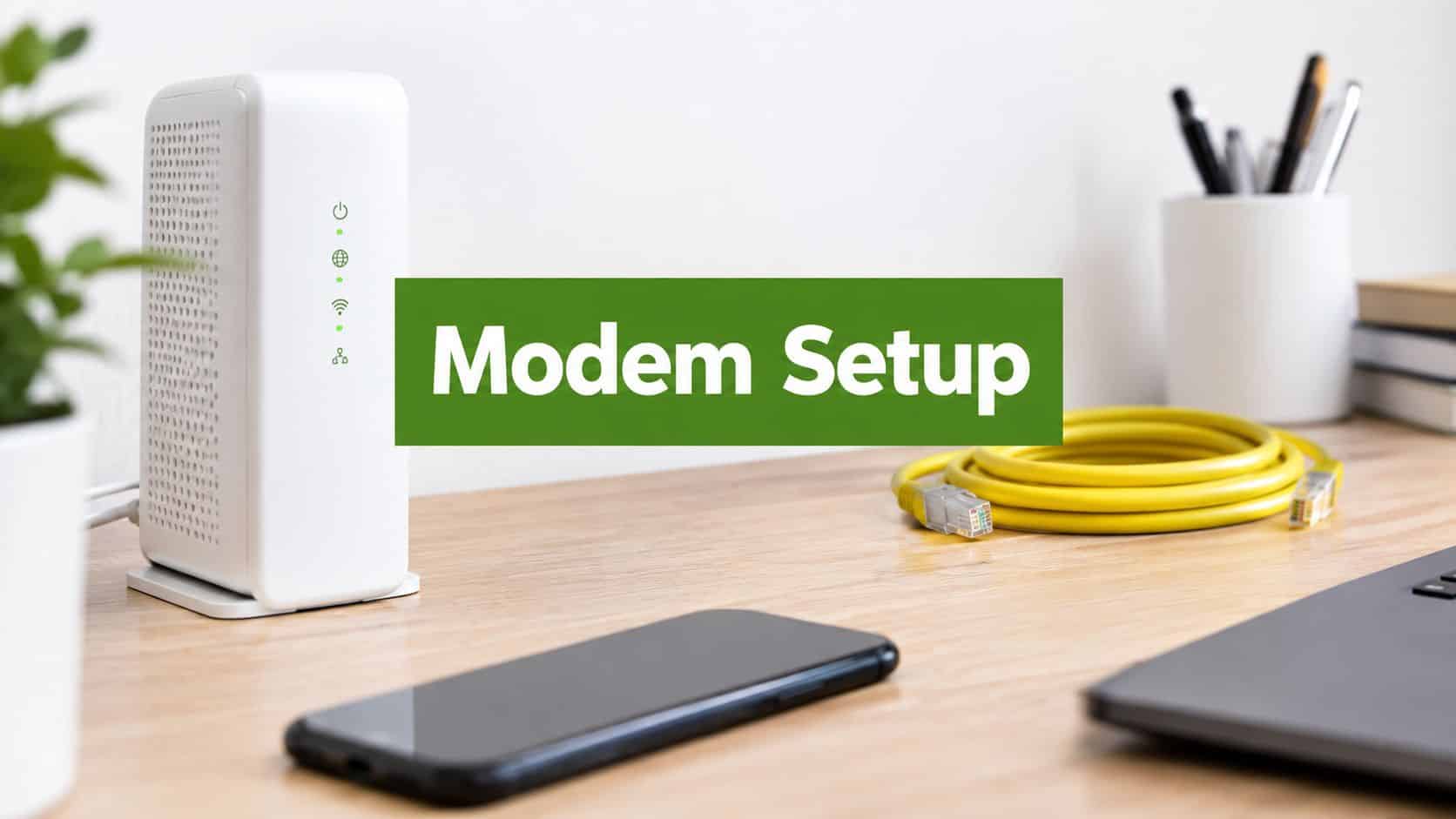 Modem Setup Made Simple: A Practical Home Guide
