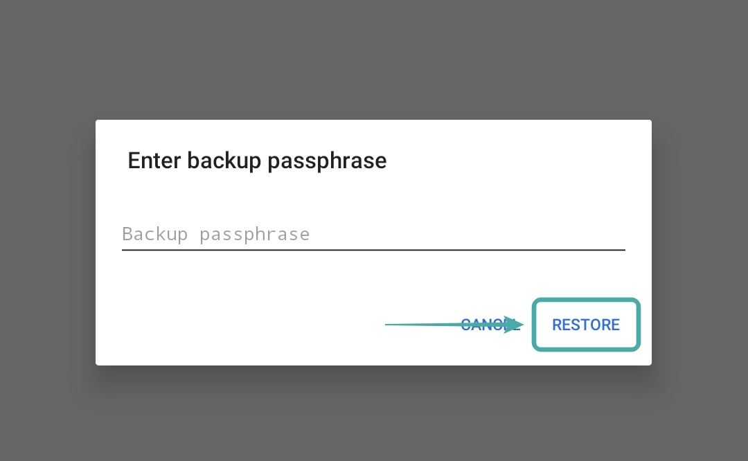 final 9 Как восстановить переписку в сигнале