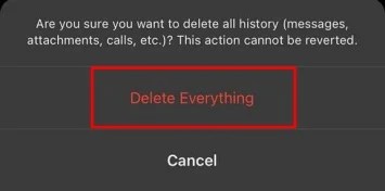 iphone delete everything как удалить сигнал с телефона