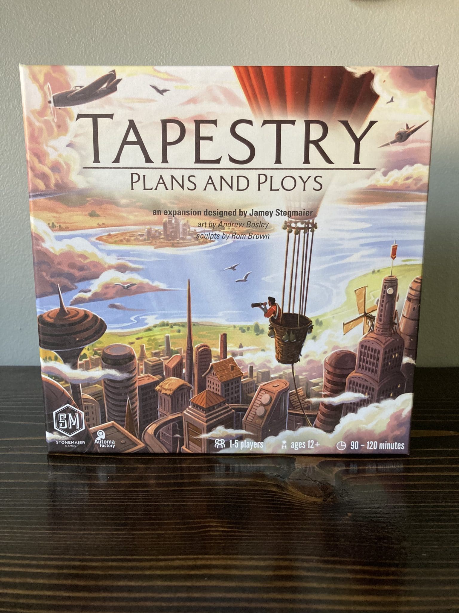 Board Game Review: Tapestry Expansion Plans and Ploys - Origami Goblin