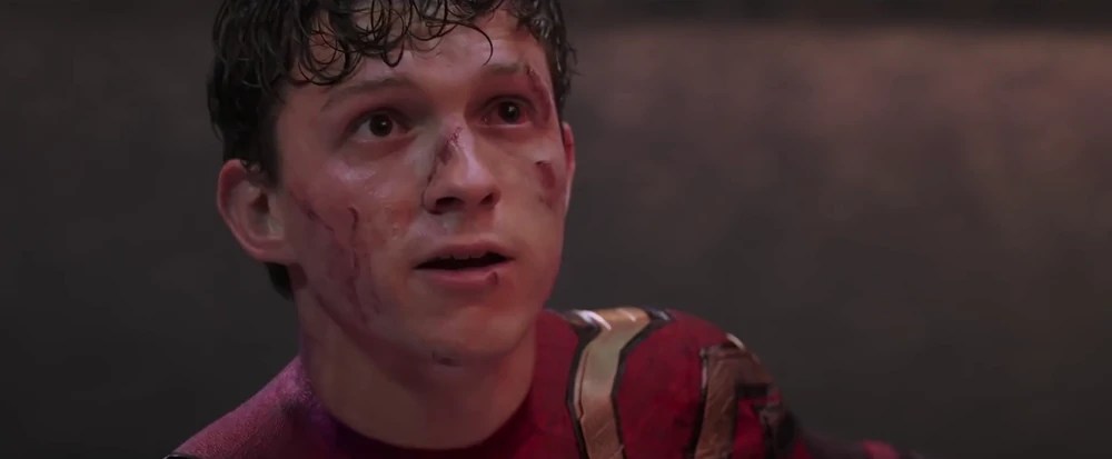 Tom Holland as Spider-Man in No Way Home
