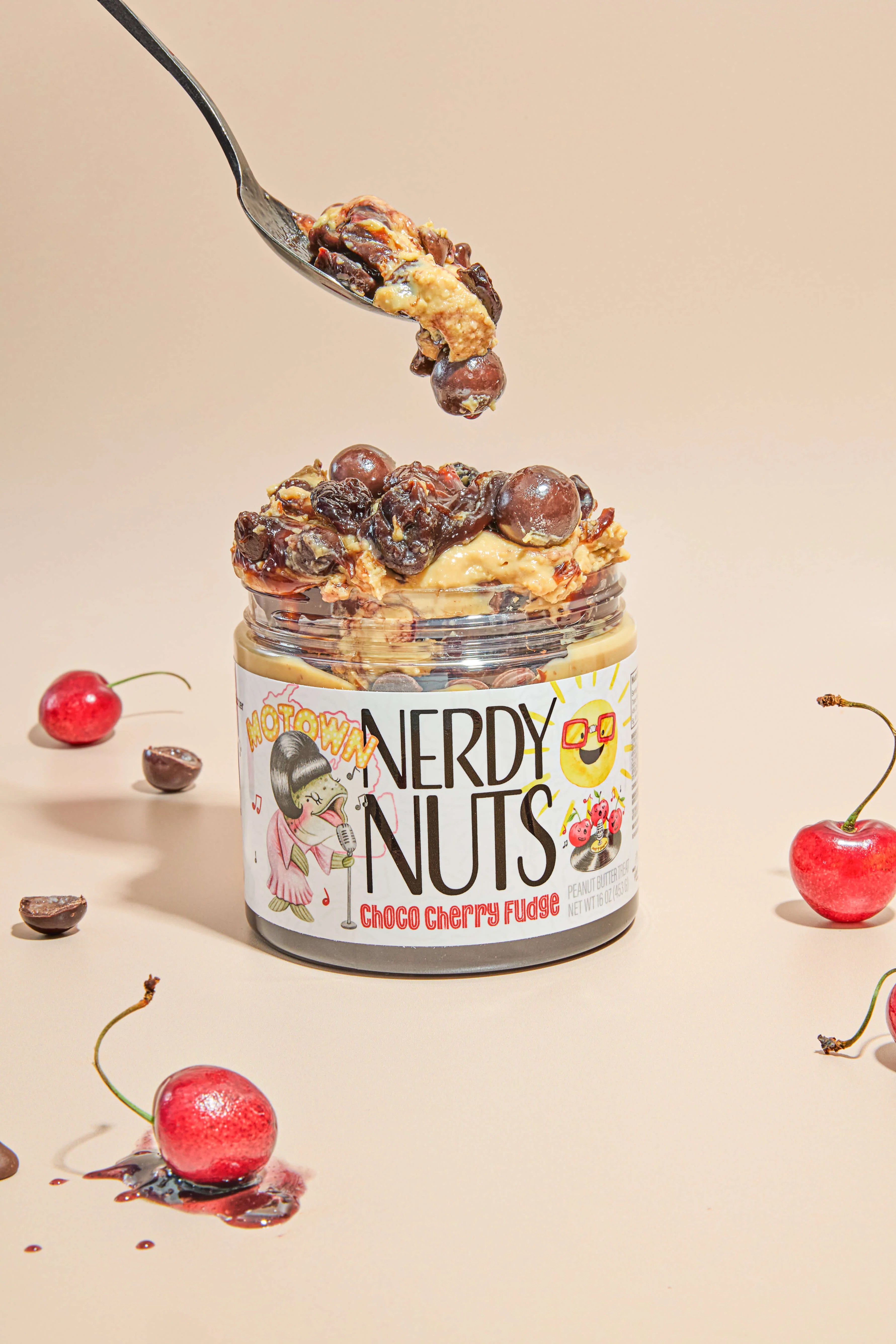Choco Cherry Fudge Peanut Butter Treat Nerdy Nuts