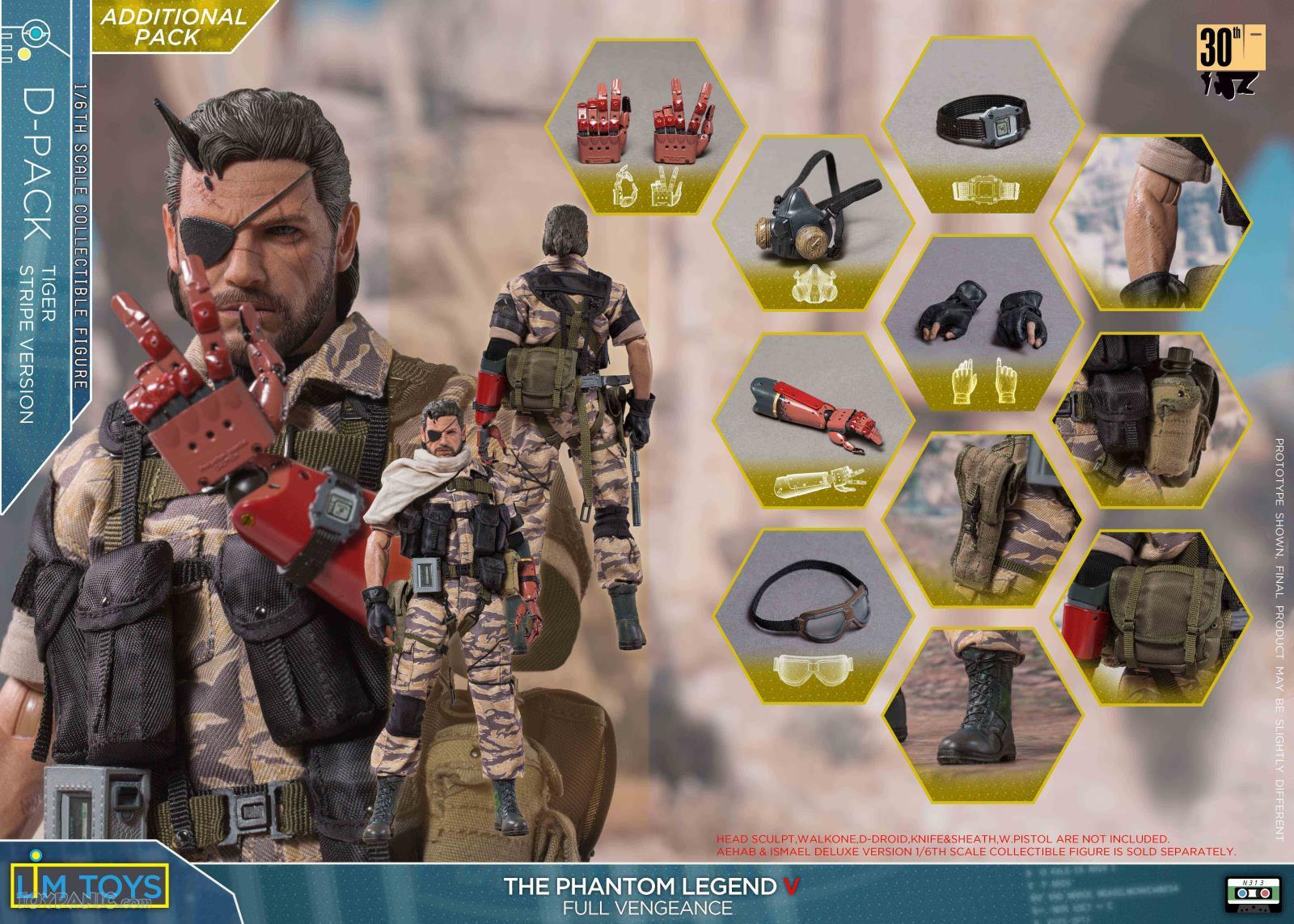 First Look- Phantom Pain Venom Snake AKA Limtoys Aehab and Ishmael