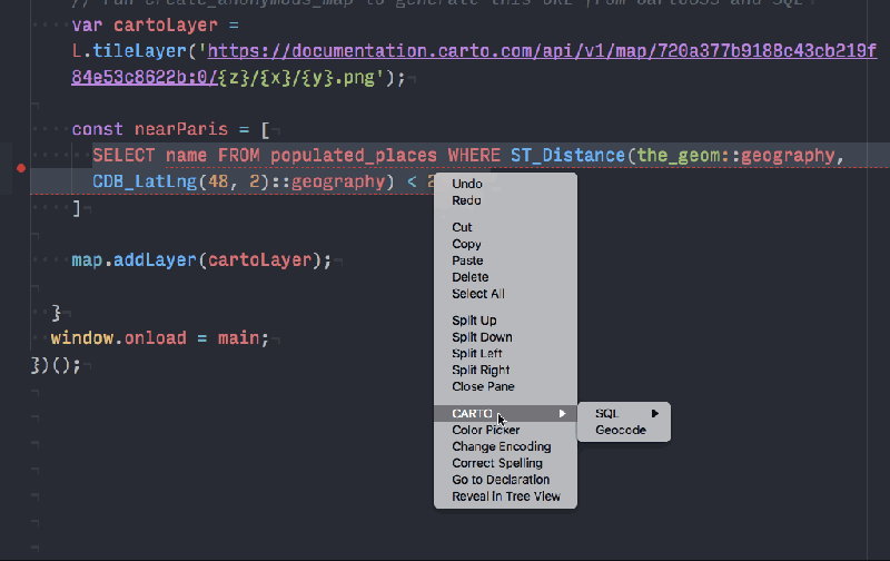 Github Nerik Carto Api Atom A Suite Of Tools To Interact With Carto Apis Sql Import - Dark Background Collection - 4K Quality