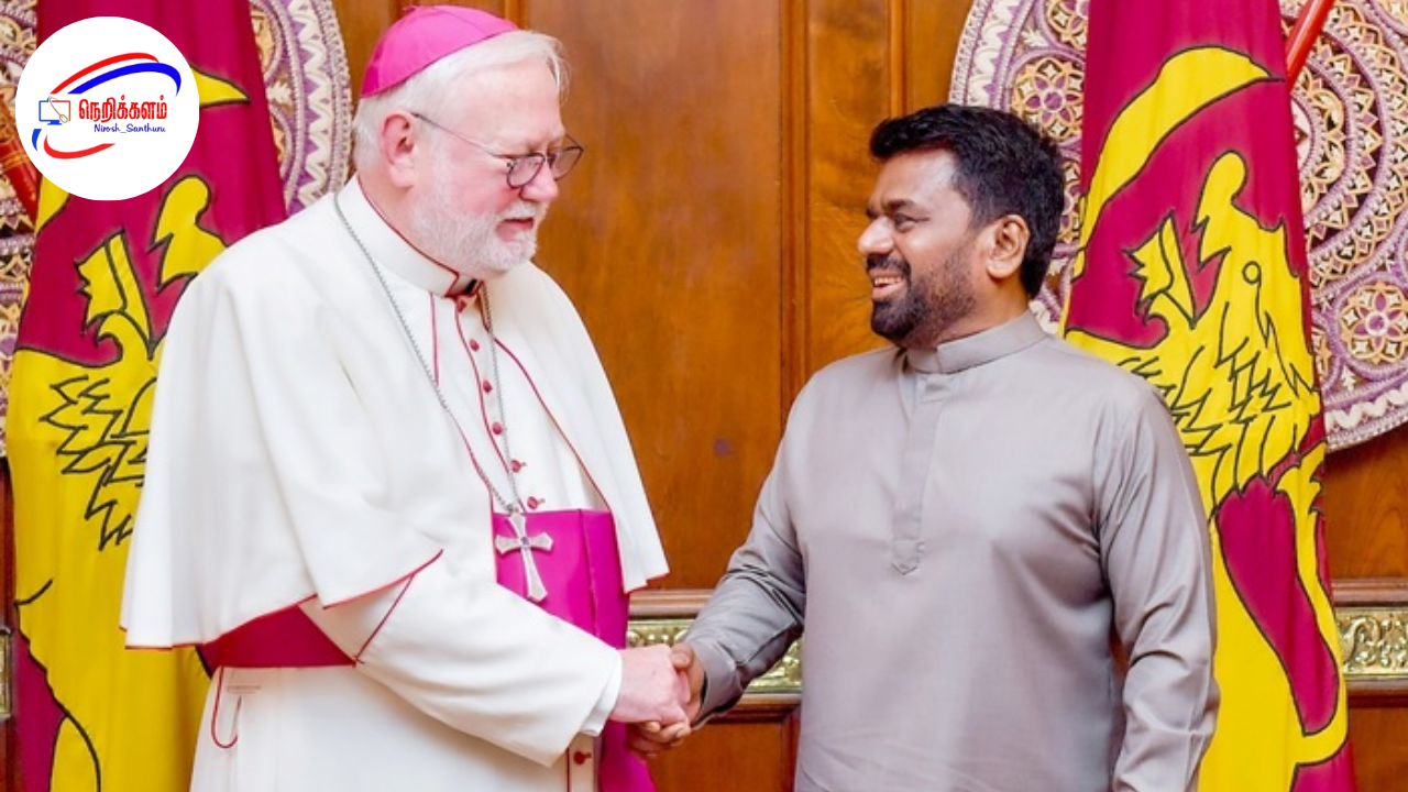 இலங்கையின் முன்னேற்றத்தைப் போப் மற்றும் வத்திக்கான் பாராட்டுகின்றனர் – மன்னராட்சி செயலாளர் ஆர்ச் பிஷப் பால்ரிச்சர்ட் காலகர்