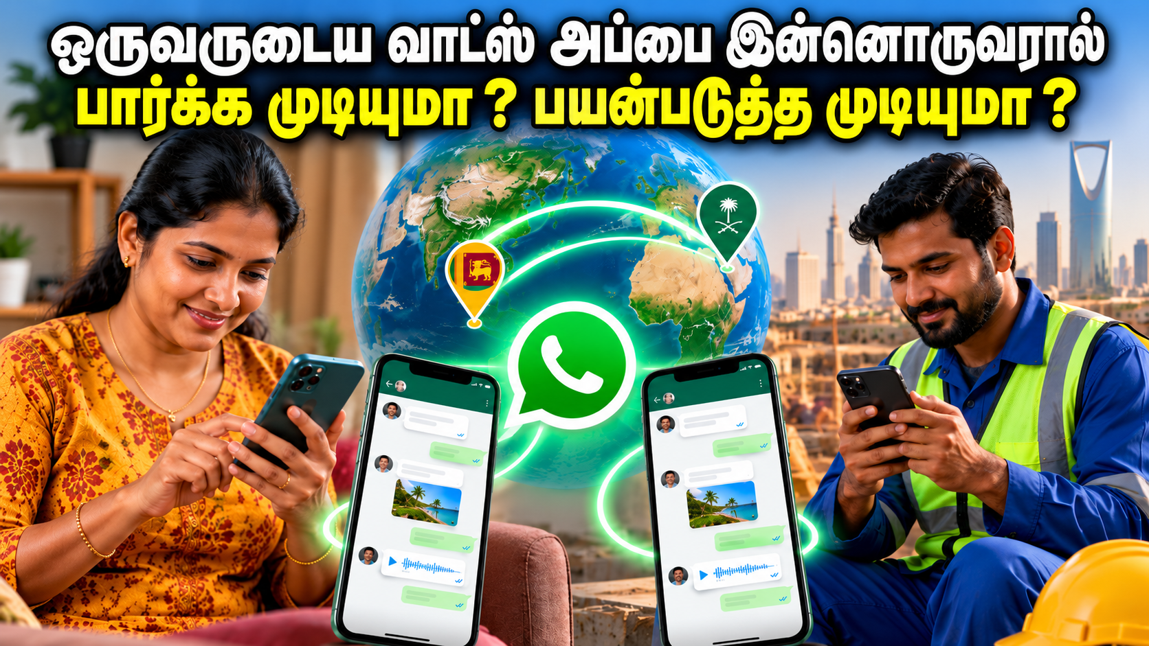 ஒருவருடைய வாட்ஸ் அப்பை இன்னொருவரால் பார்க்க முடியுமா ? பயன்படுத்த முடியுமா ?