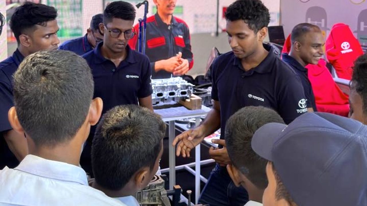 கொழும்பு Skills Expo 2026 நிகழ்வில் வாகனத் தொழில்நுட்பக் காட்சி