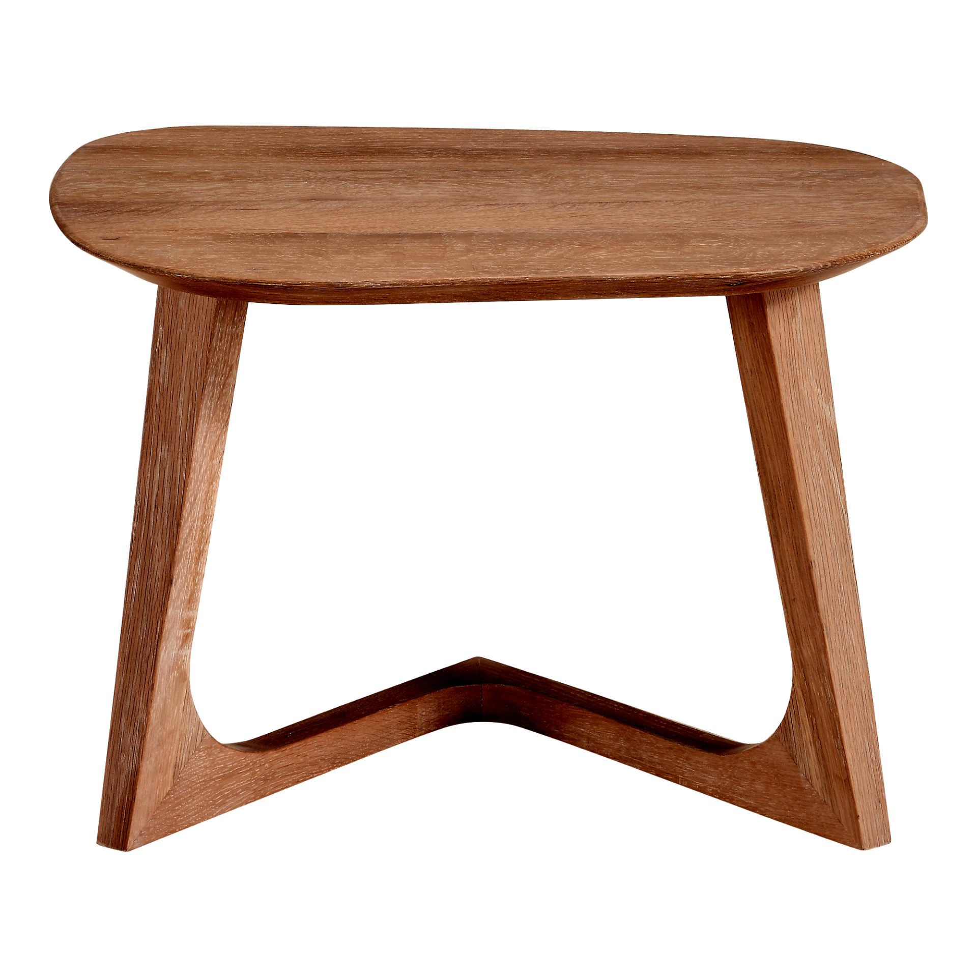 The Godenza end table is the cherry on top on a midcentury modern space. The solid walnut wood provides durability and will age beautifully overtime.