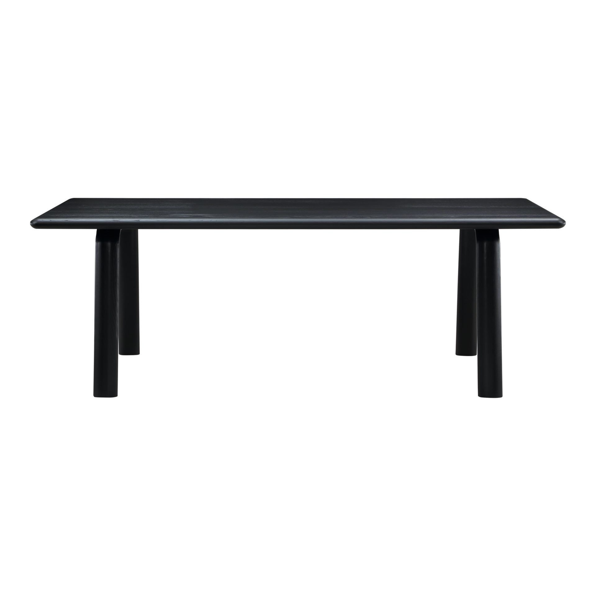 The Malibu dining tables embodies an organic aesthetic throughout its design. Made of solid ash