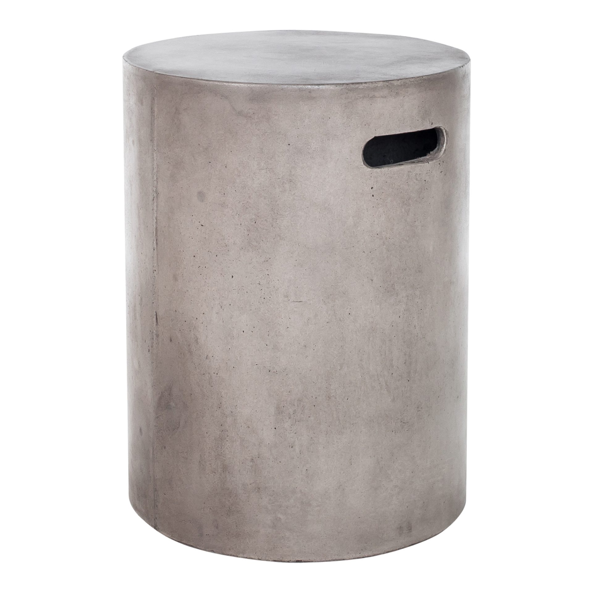 Our outdoor tables are made with a high quality concrete and fiber mix