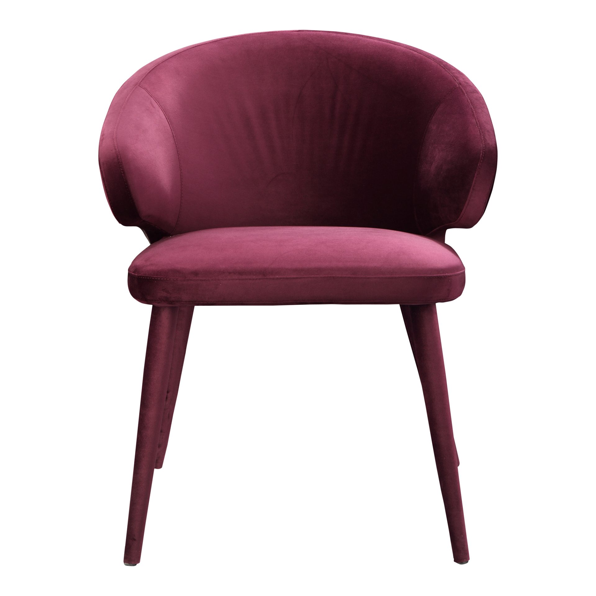 With simple curves and a sturdy metal frame