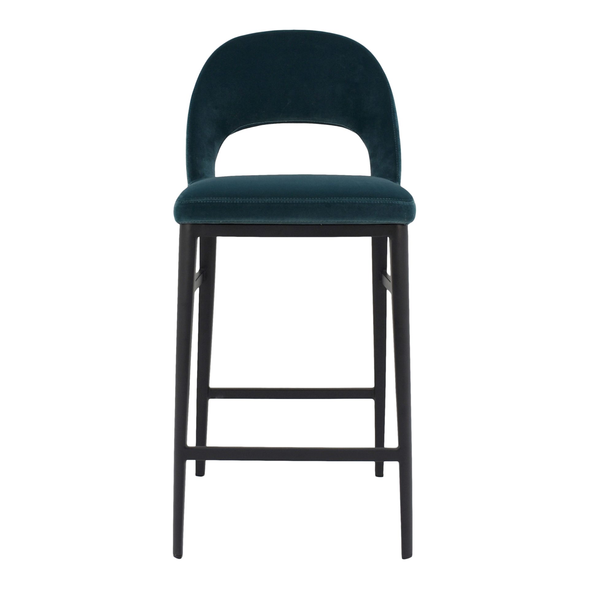 The Roger counter stool adds subtle sophistication to any kitchen space. Its foot bar and open back creates lightness without compromising comfort and style.