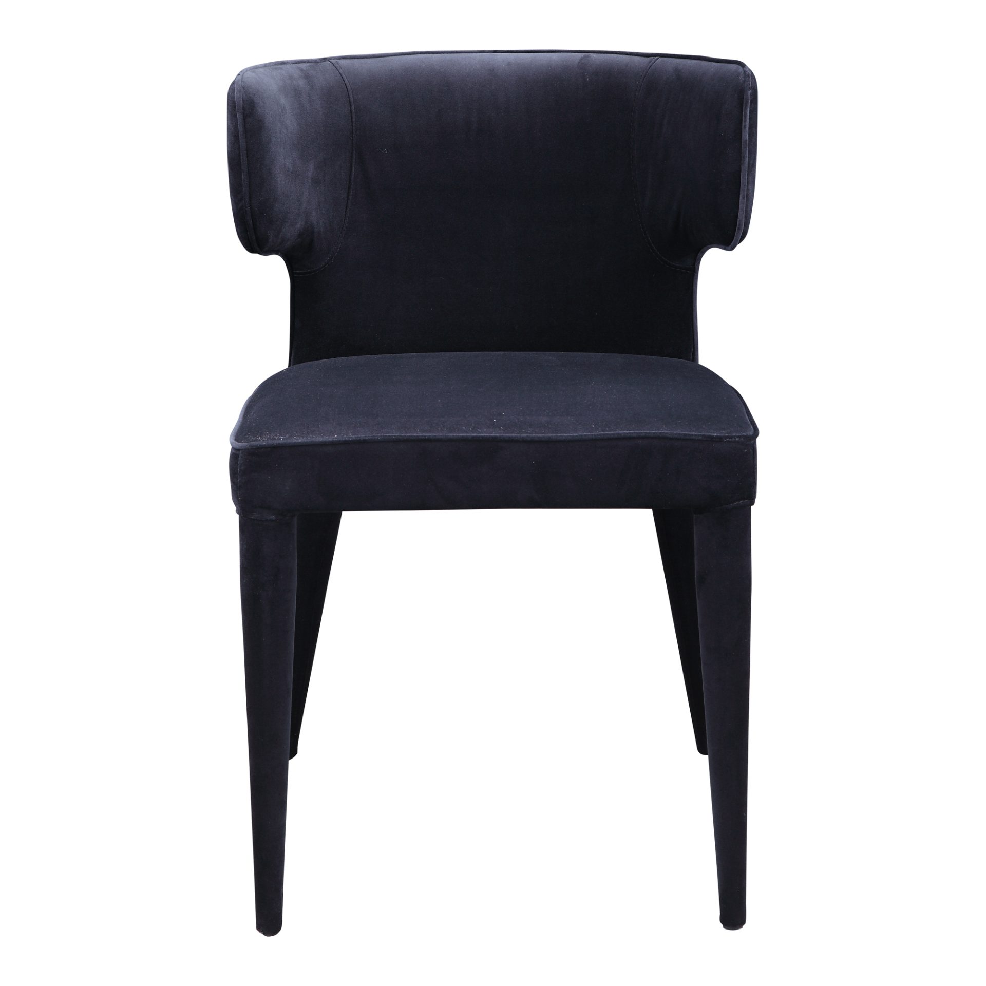 The Jennaya dining chair has a spirit of Art Deco opulence. With an elegant