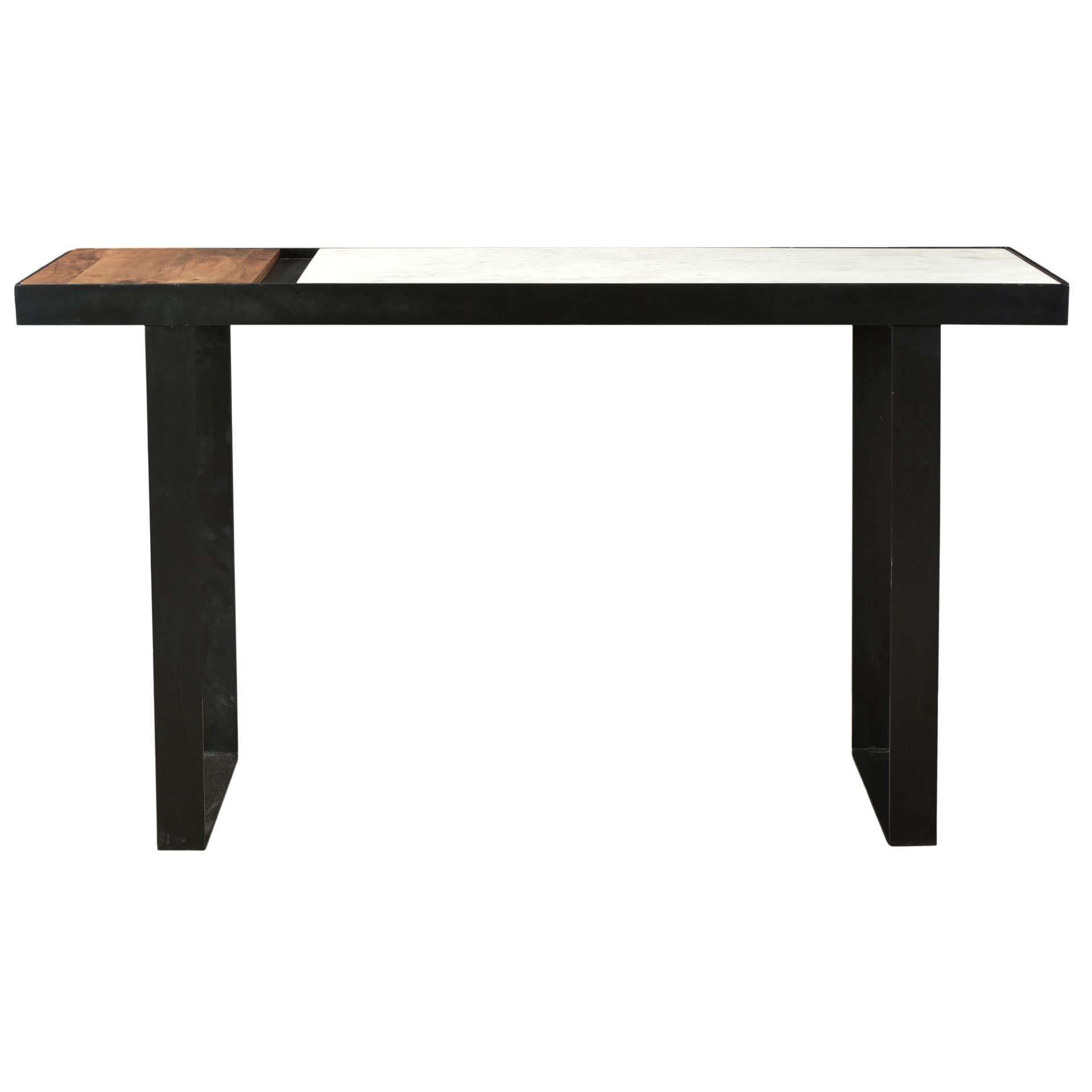 A stunning combination of materials gives this table a naturally-cohesive look that will transform any room. Cool