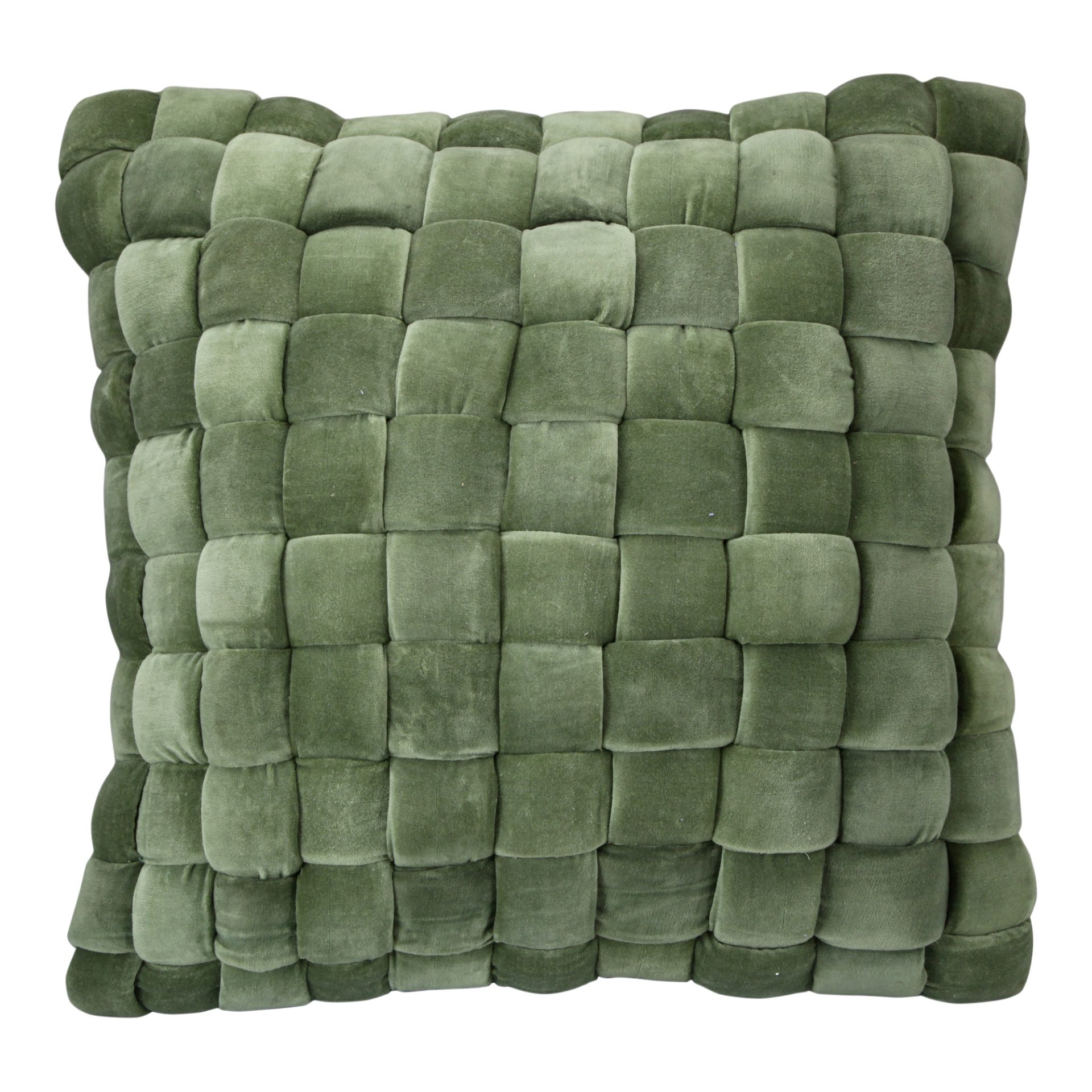 The Jazzy pillow is truly a touch of luxury. Its cable-weave look is constructed from a cotton velvet fabric making it soft to touch and adds texture to your space. Its sheen reflects ample amount of light providing brightness to your dark space. Polyfill/foam mix insert included.