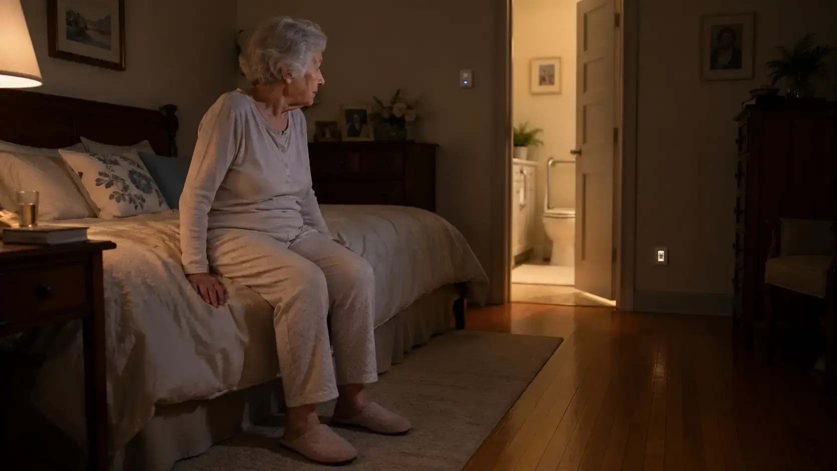Nighttime Fall Risk Senior Safety Detection