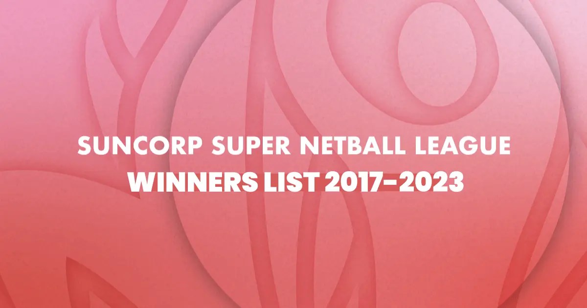 Suncorp Super Netball winners