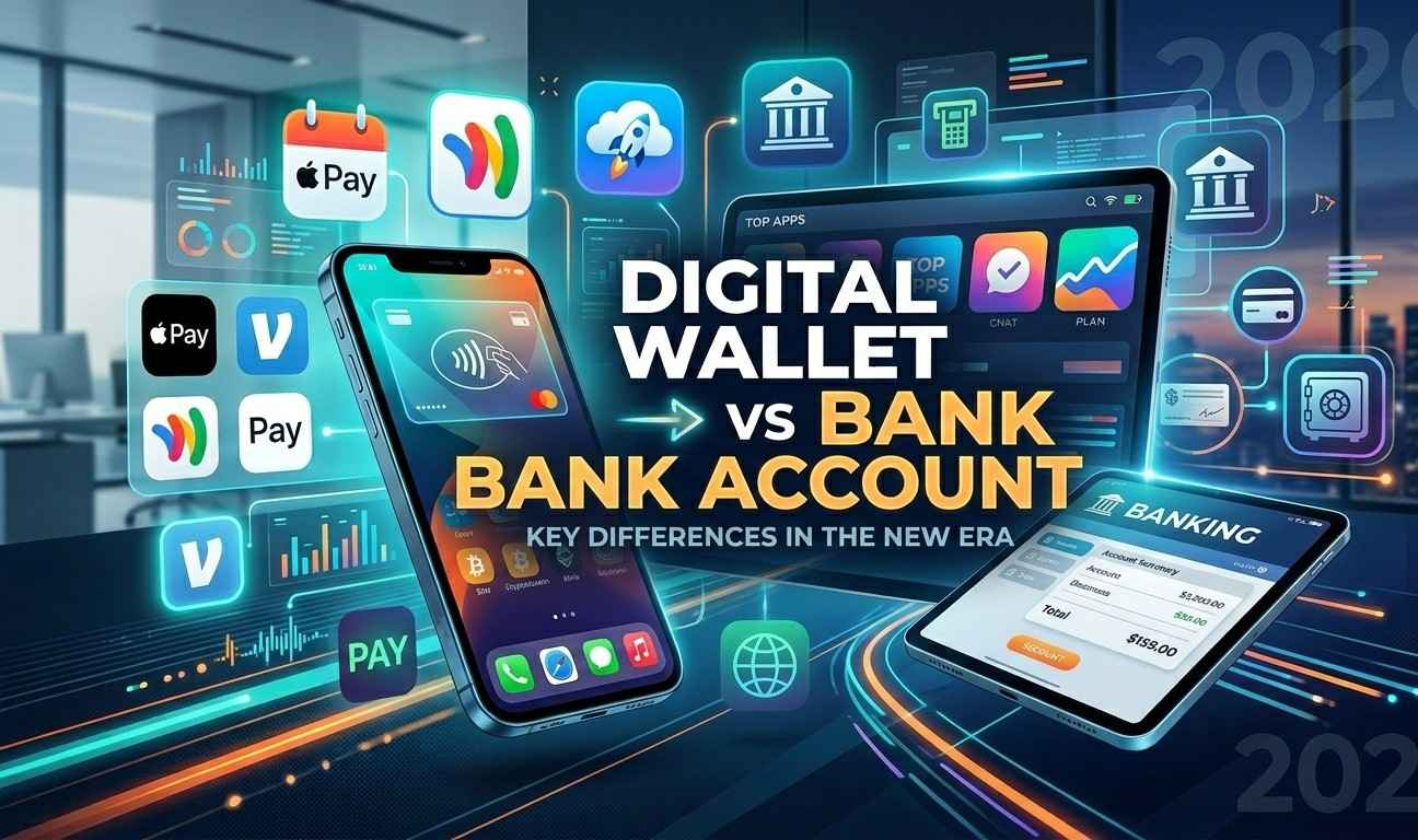 Digital Wallet vs Bank Account Key Differences